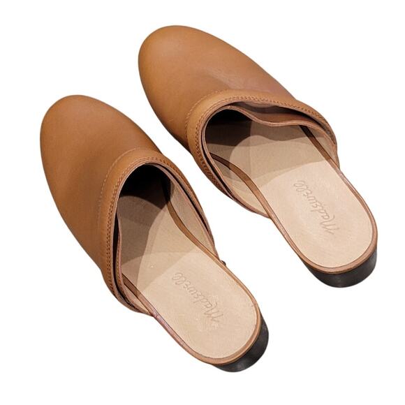 Madewell Cecily Clog Women's 9.5 Brown Leather Slip-On Round Toe Comfort - Picture 4 of 8